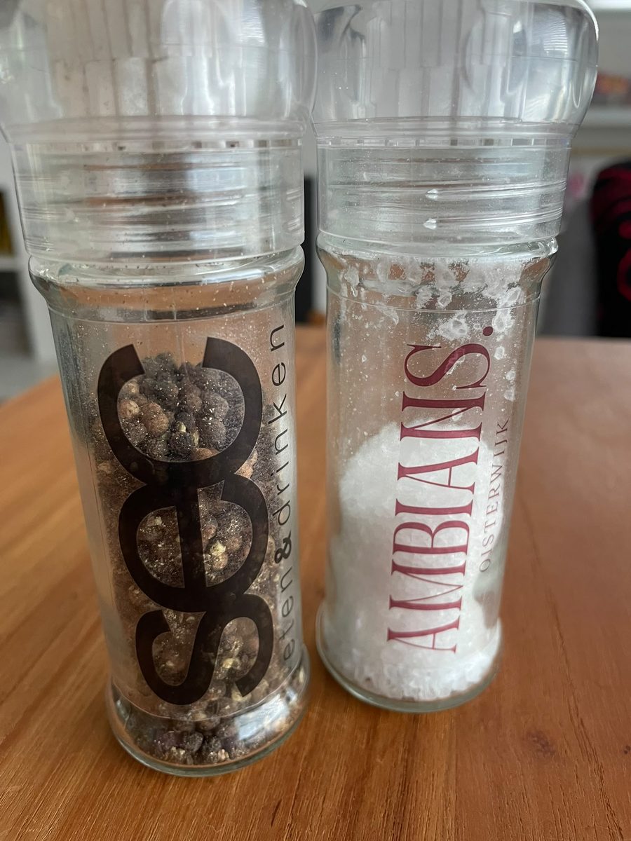 Peper- en zoutstel voor AMBIANS en SEC